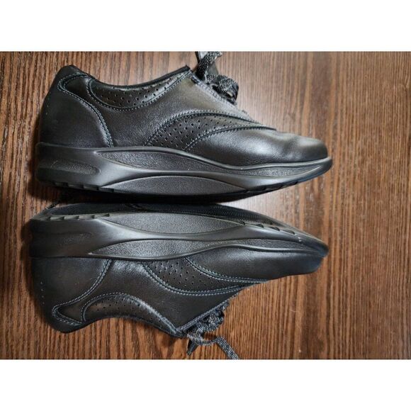 SAS Women's Black Leather Comfort Shoes Size 7 - Picture 5 of 10